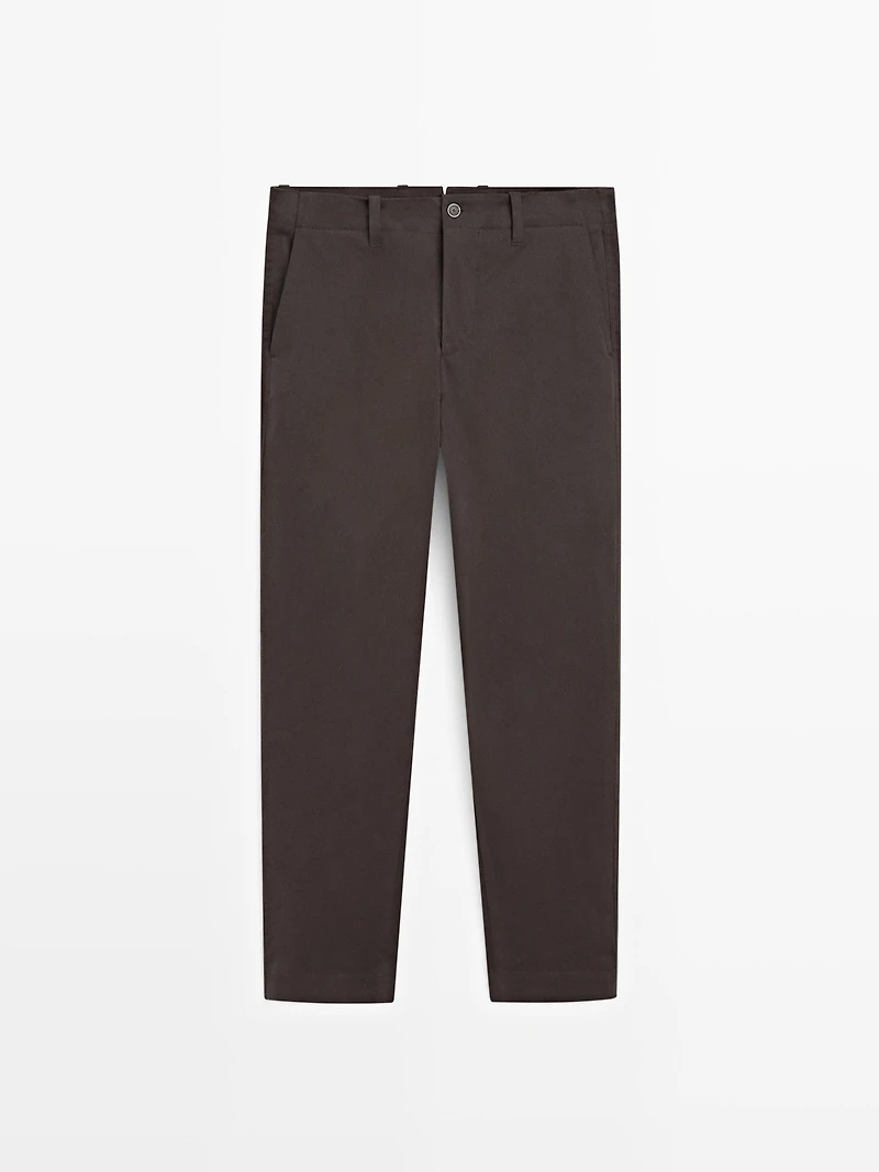 Wide-leg trousers with pockets - LIMITED