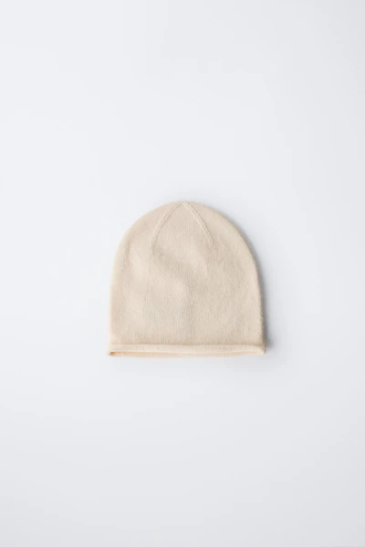 WOOL BLEND KNIT HAT