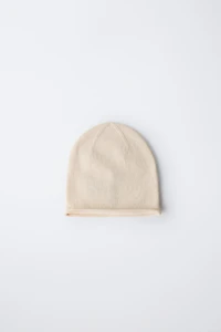 WOOL BLEND KNIT HAT