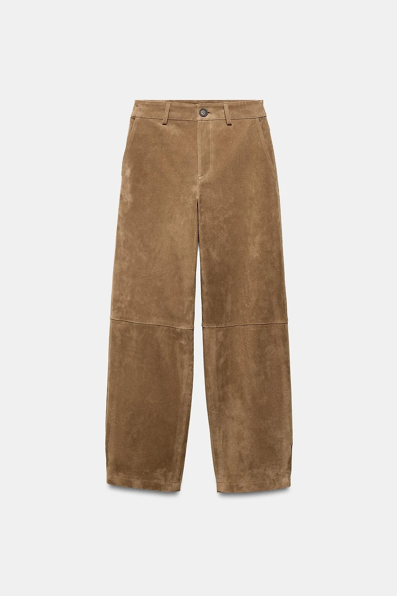 100% SUEDE LEATHER PANTS
