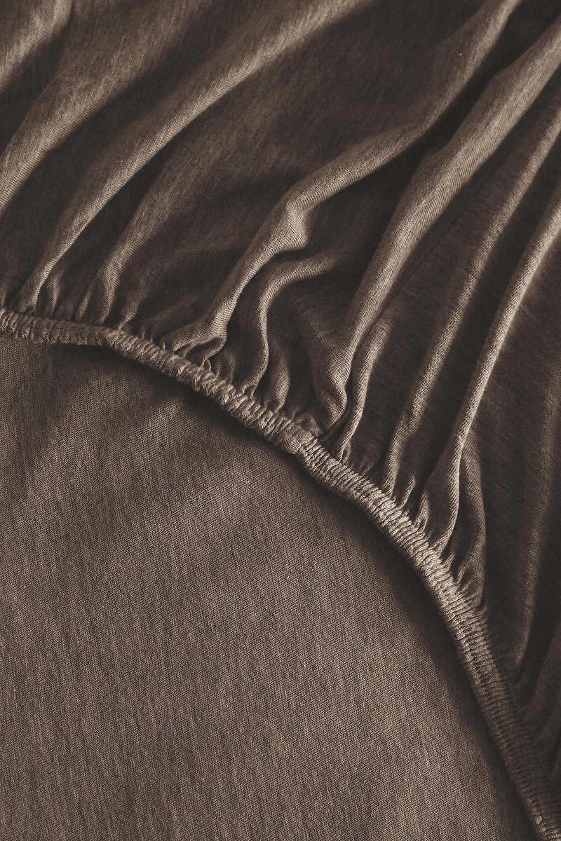 Modal jersey fitted sheet (140GxM²) | 11.8" thick