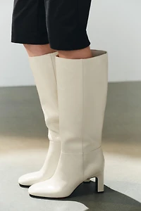 BLOCK HEEL ANKLE BOOTS