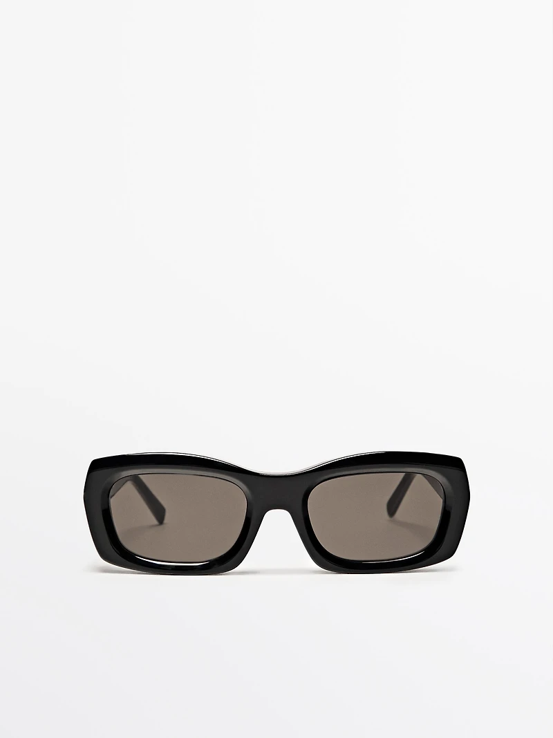 Rectangular sunglasses