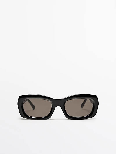 Rectangular sunglasses