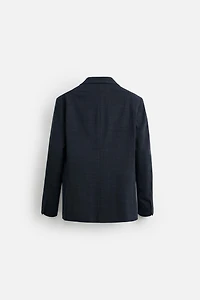 TEXTURED SUIT BLAZER