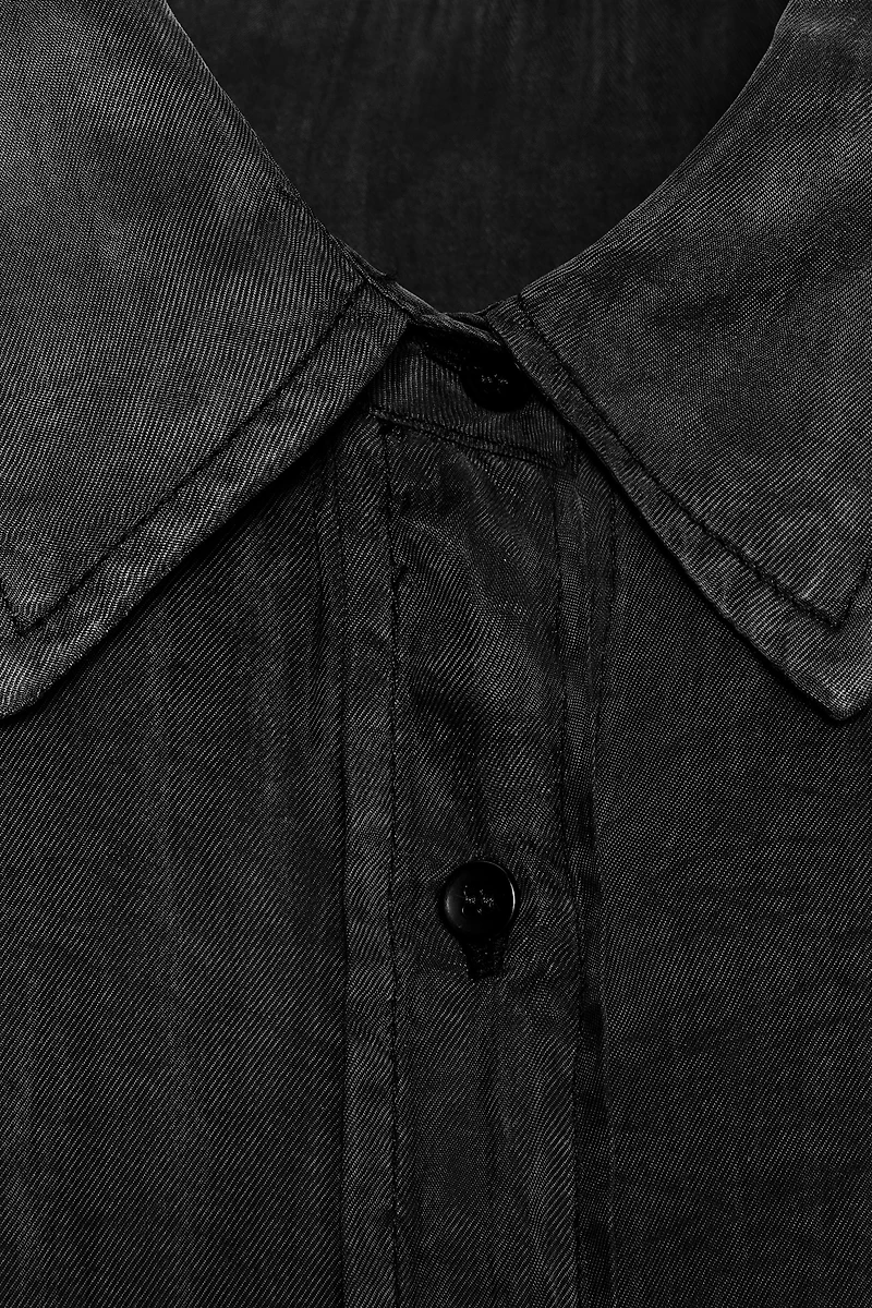 FLOWY POCKET SHIRT