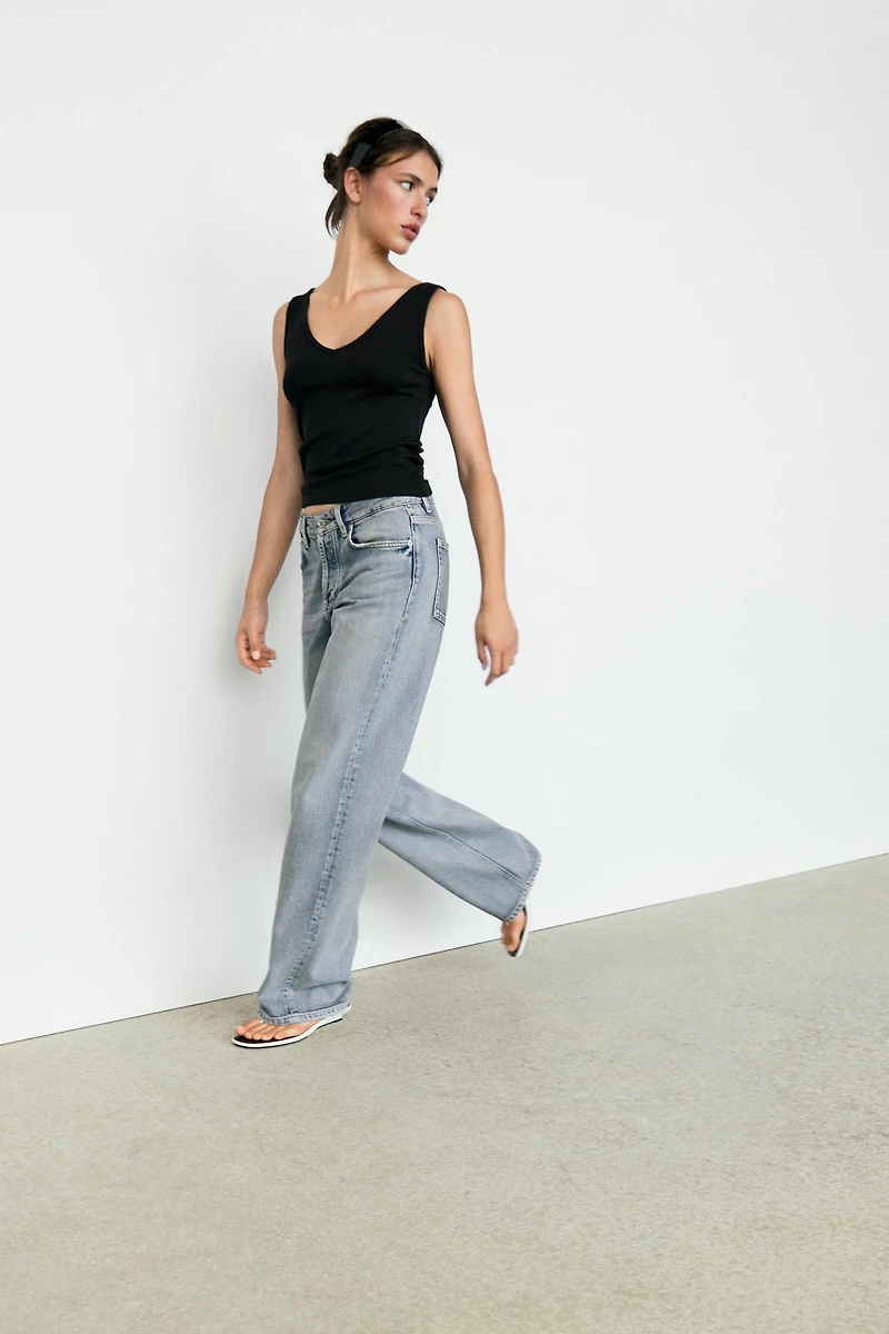 Cotton blend tank top