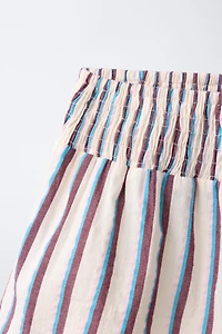 SHORT À RAYURES