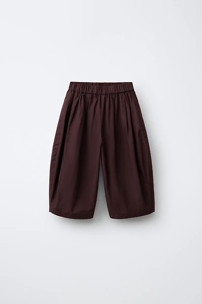 POPLIN BLOOMER PANTS