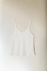 TOP WITH CROCHET DETAIL