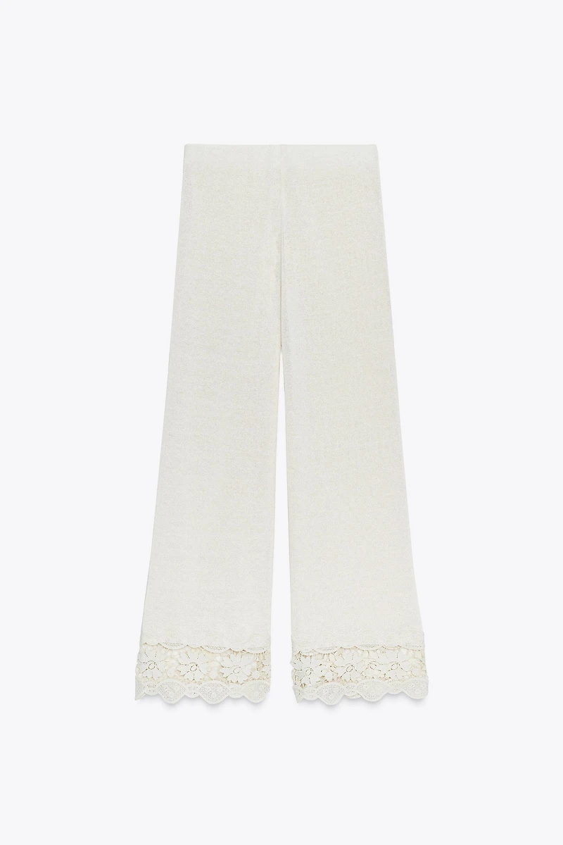GUIPURE COMBINATION PANTS