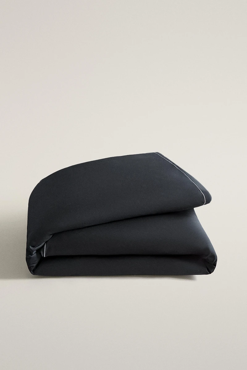 SCALLOPED SATEEN DUVET COVER (500 THREAD COUNT)