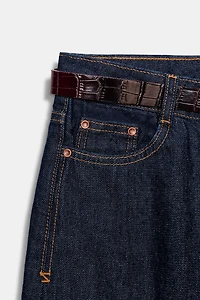 Z1975 WIDE LEG BELTED JEANS