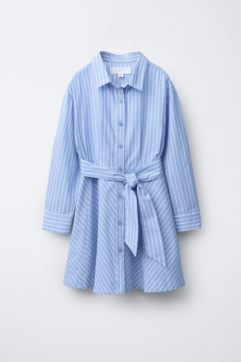 ROBE CHEMISE À RAYURES