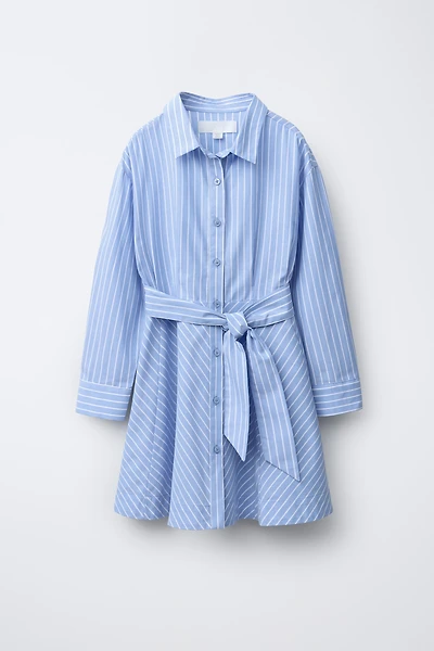 ROBE CHEMISE À RAYURES