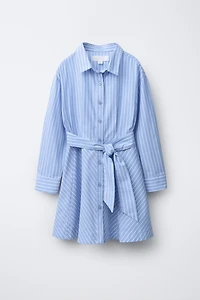 ROBE CHEMISE À RAYURES