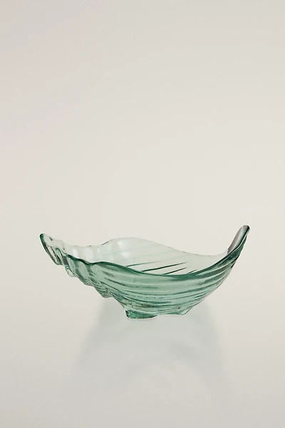 SHELL GLASS BOWL