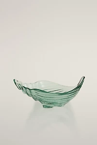 SHELL GLASS BOWL