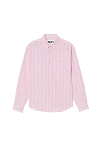 COTTON - LINEN PLAID SHIRT
