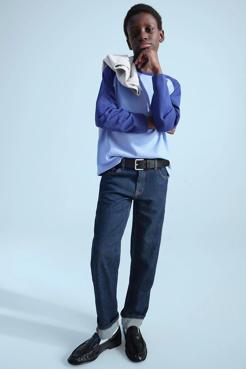 0FR. PARIS X ZARA RAGLAN LONG SLEEVE T-SHIRT