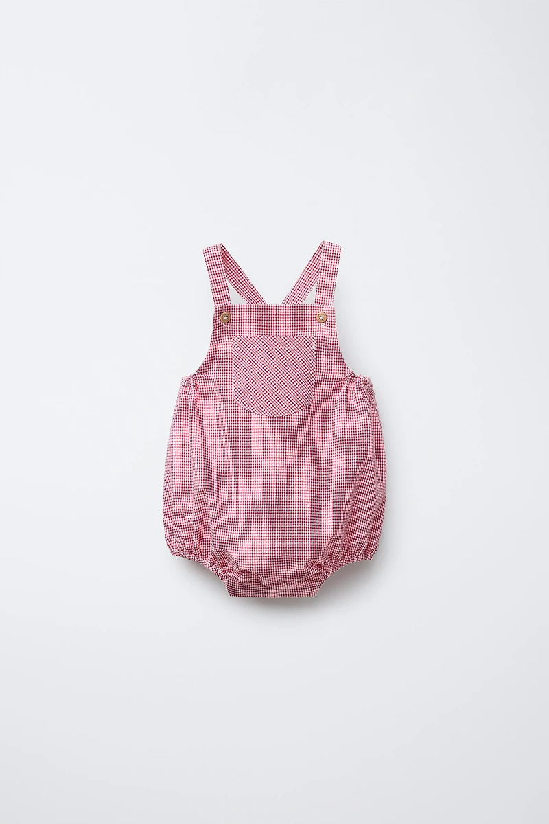 GINGHAM ROMPER
