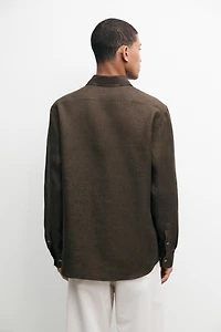 100% linen shirt