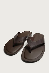 LEATHER STRAP SANDALS