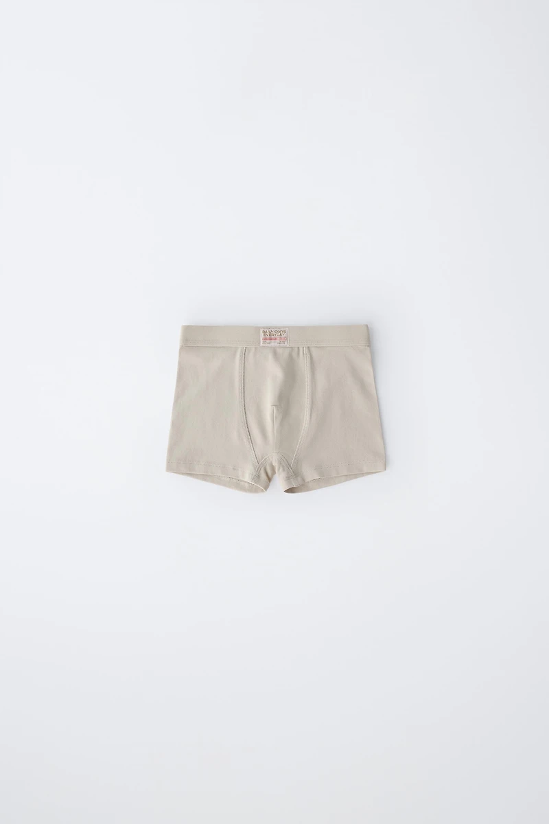 6-14 YEARS/ FIVE-PACK OF LABEL BOXERS
