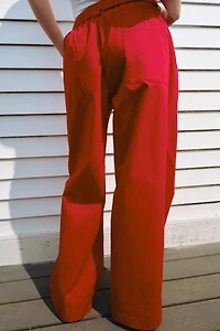 ZW COLLECTION POPLIN PANTS