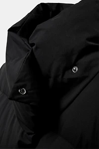 LONG WATER REPELLENT WINDPROOF WRAP-NECK ANORAK