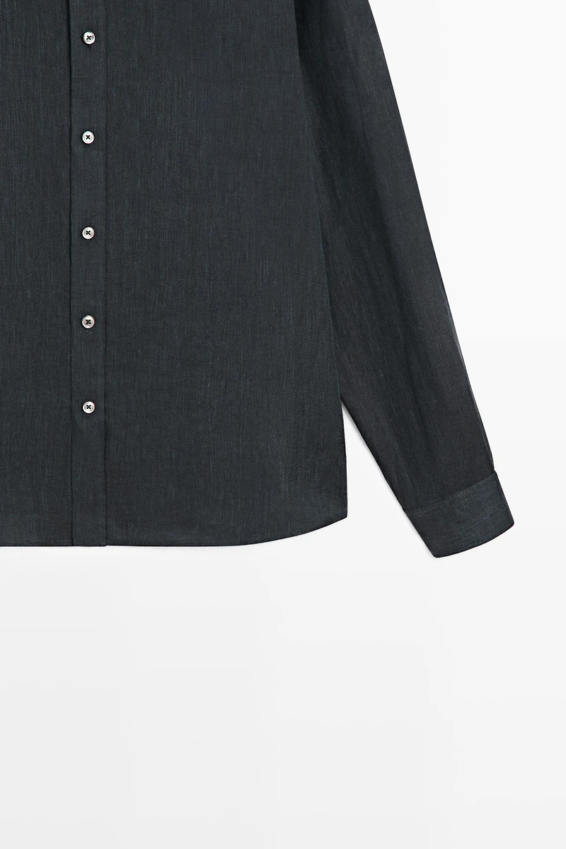 Chemise regular fit 100 % lin