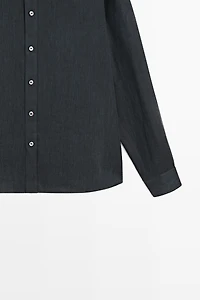 Chemise regular fit 100 % lin