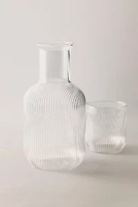 BOROSILICATE BOTTLE AND TUMBLER SET (SET OF 2)