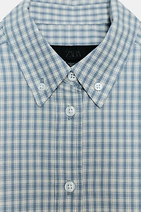 CHEMISE CINTRÉE À CARREAUX
