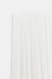 PLEATED SATIN PANTS
