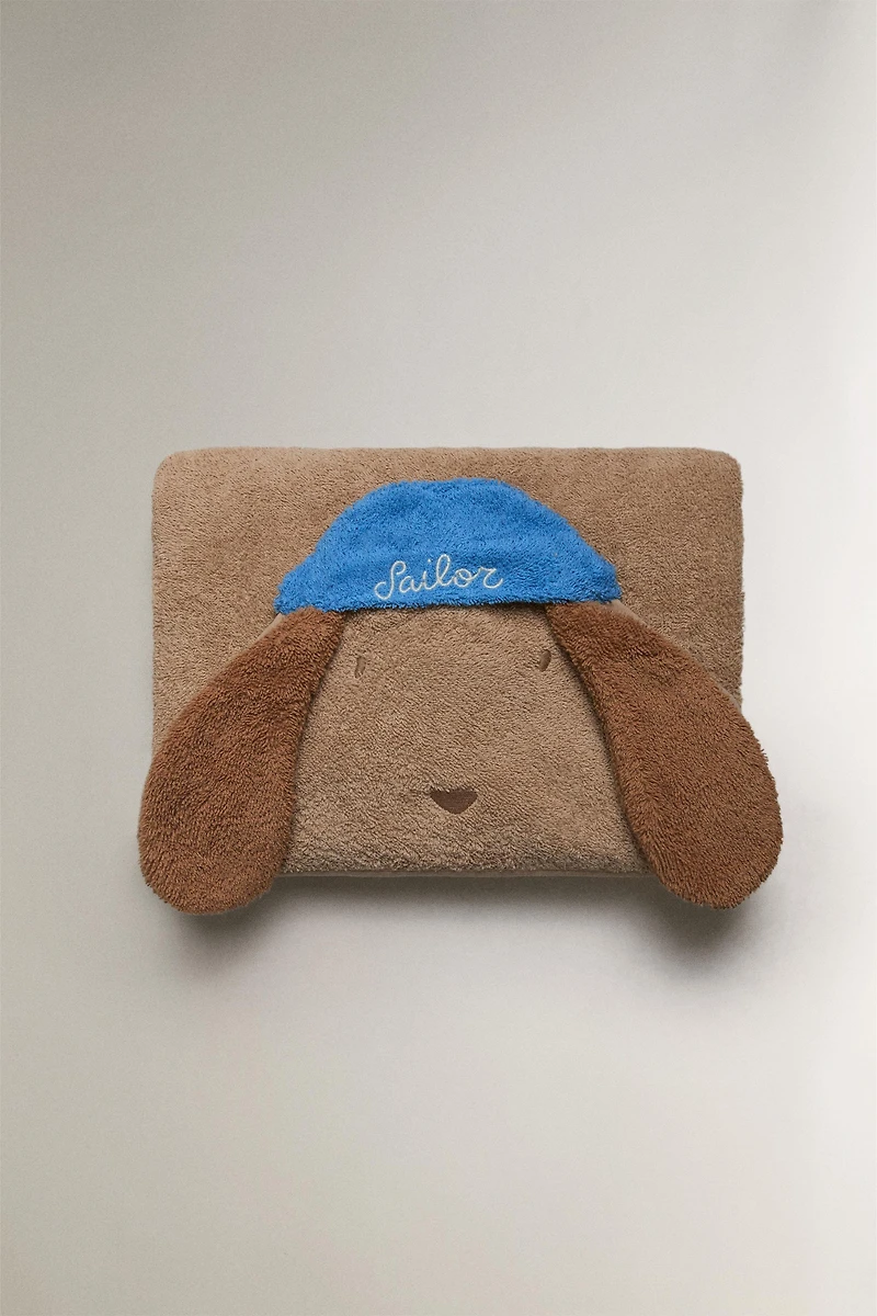 HOODED DOG BATH TOWEL