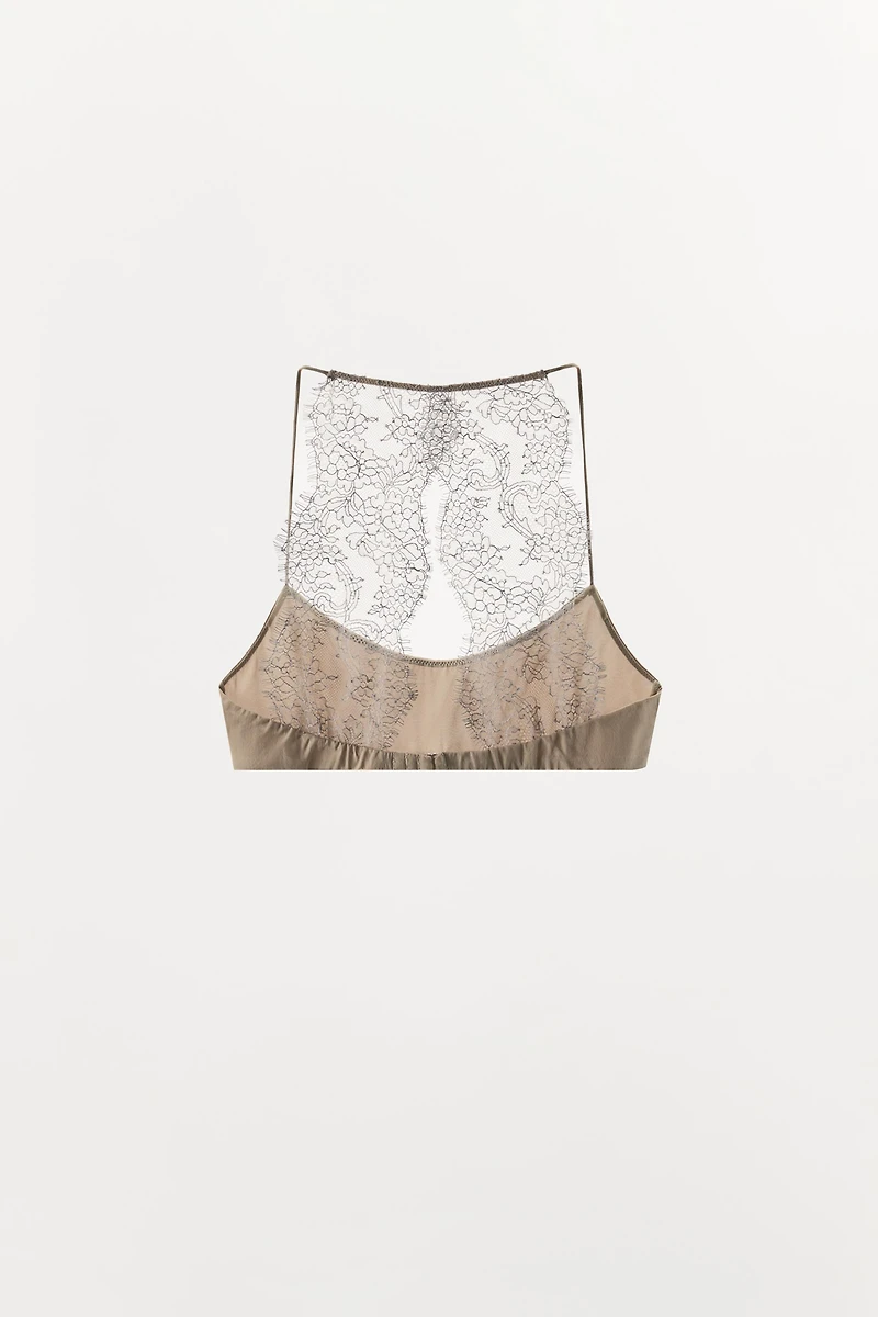 COMBINATION LACE BRA
