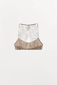 COMBINATION LACE BRA