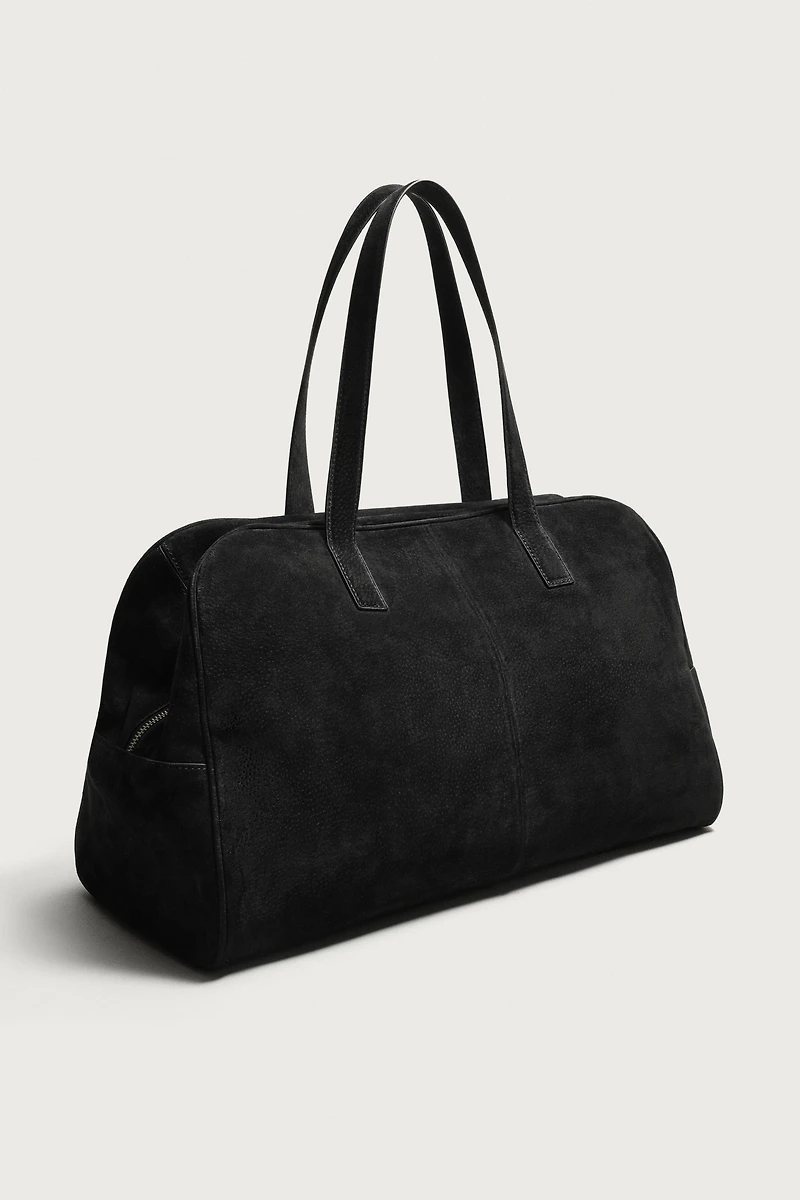 LEATHER TRAVEL BAG M