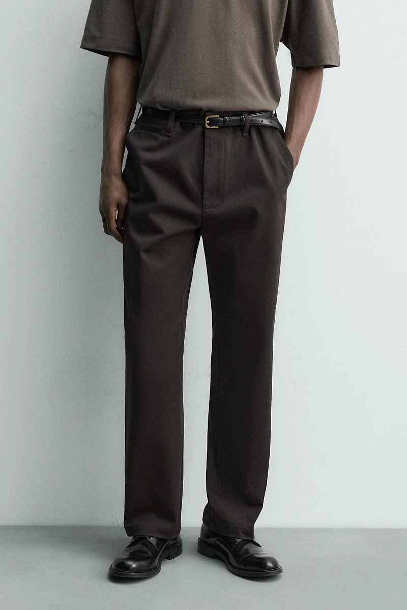 REGULAR FIT CHINO PANTS