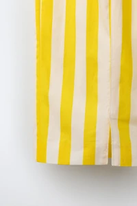 PANTALON DROIT À RAYURES