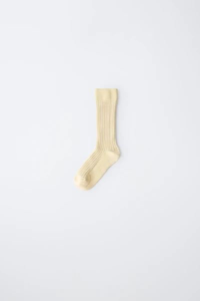 CHAUSSETTES MONTANTES CANNELÉES