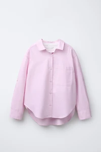 PACK CHEMISE OXFORD AVEC T-SHIRT STRASS