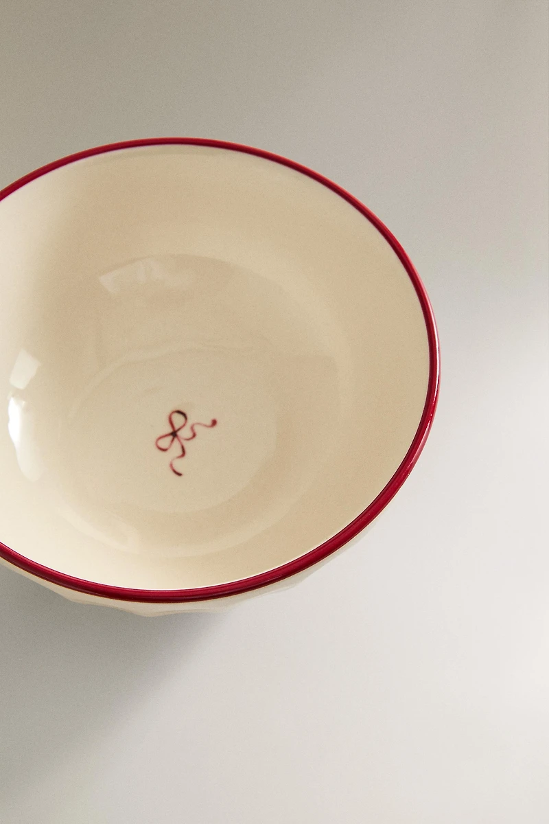 BOL EN GRÈS ONDES NOËL