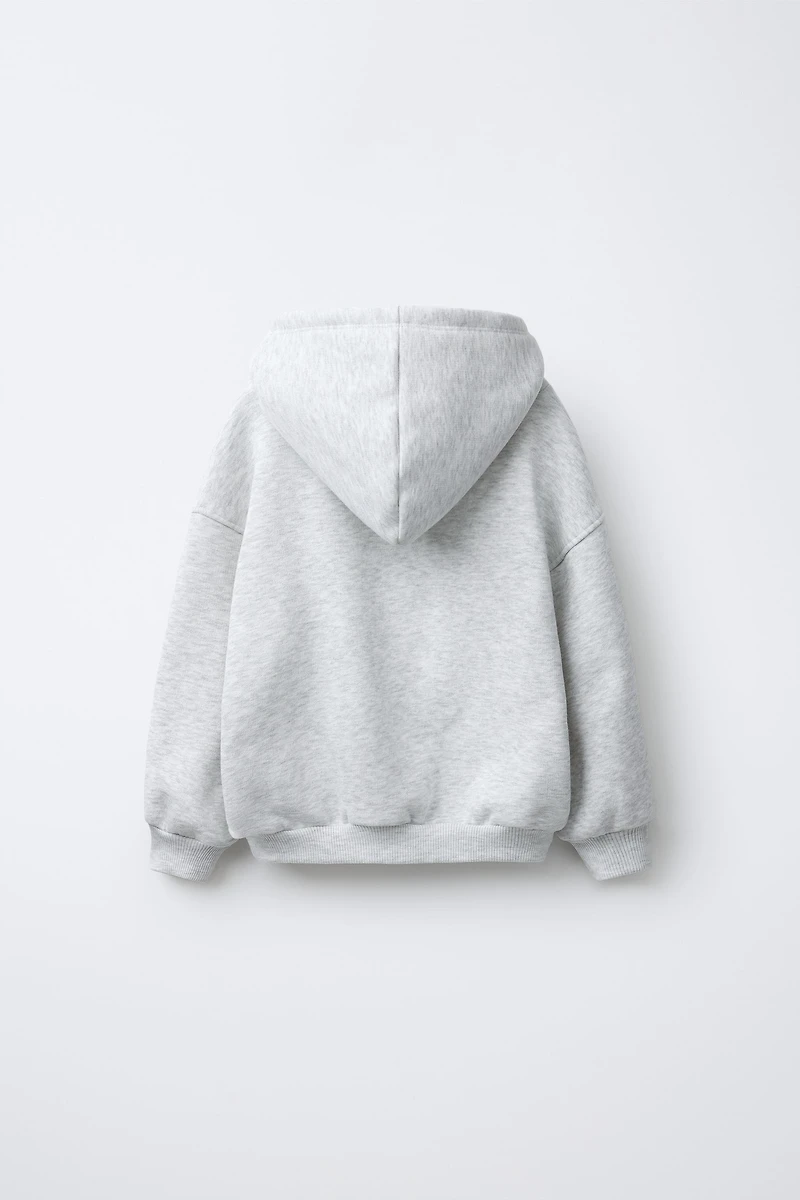 HOODIE SWEATSHIRT WITH TEXT