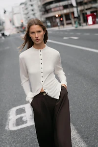 EXTRAFINE KNIT CARDIGAN