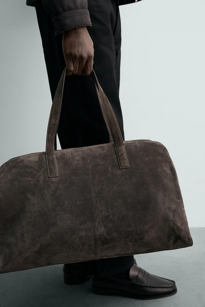 SAC DE VOYAGE EN CUIR XL