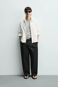 REGULAR FIT ZIP-UP OVERSHIRT