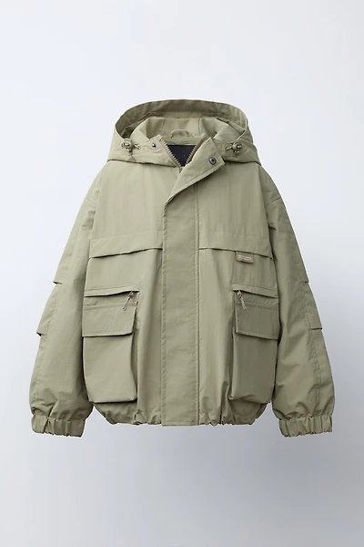 PARKA COURTE À POCHES