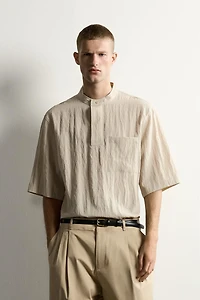 FLOWY POLO SHIRT